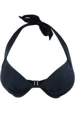 Space Padded Plunge Top - Black -Sultry Curve 230753 20210510100100