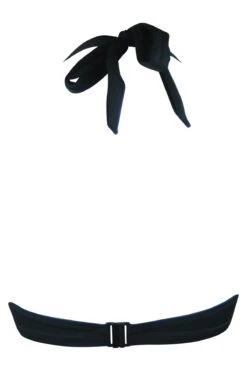 Space Padded Plunge Top - Black -Sultry Curve 230754 20210510100100