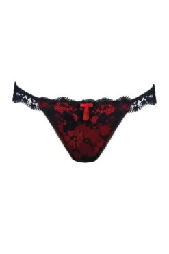 Amour Brazilian Brief - Black/Scarlet 10 Amour Brazilian Brief - Black/Scarlet -Sultry Curve 231328 20230830165100