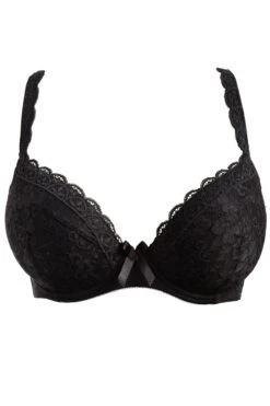 Rebel Padded Plunge Bra - Black -Sultry Curve 232728 20230613171500