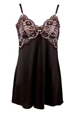 Opulence Chemise - Black/Pink 10 Opulence Chemise - Black/Pink -Sultry Curve 234750 20230831104700
