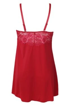 Opulence Chemise - Red/Pink -Sultry Curve 234758 20230224115400