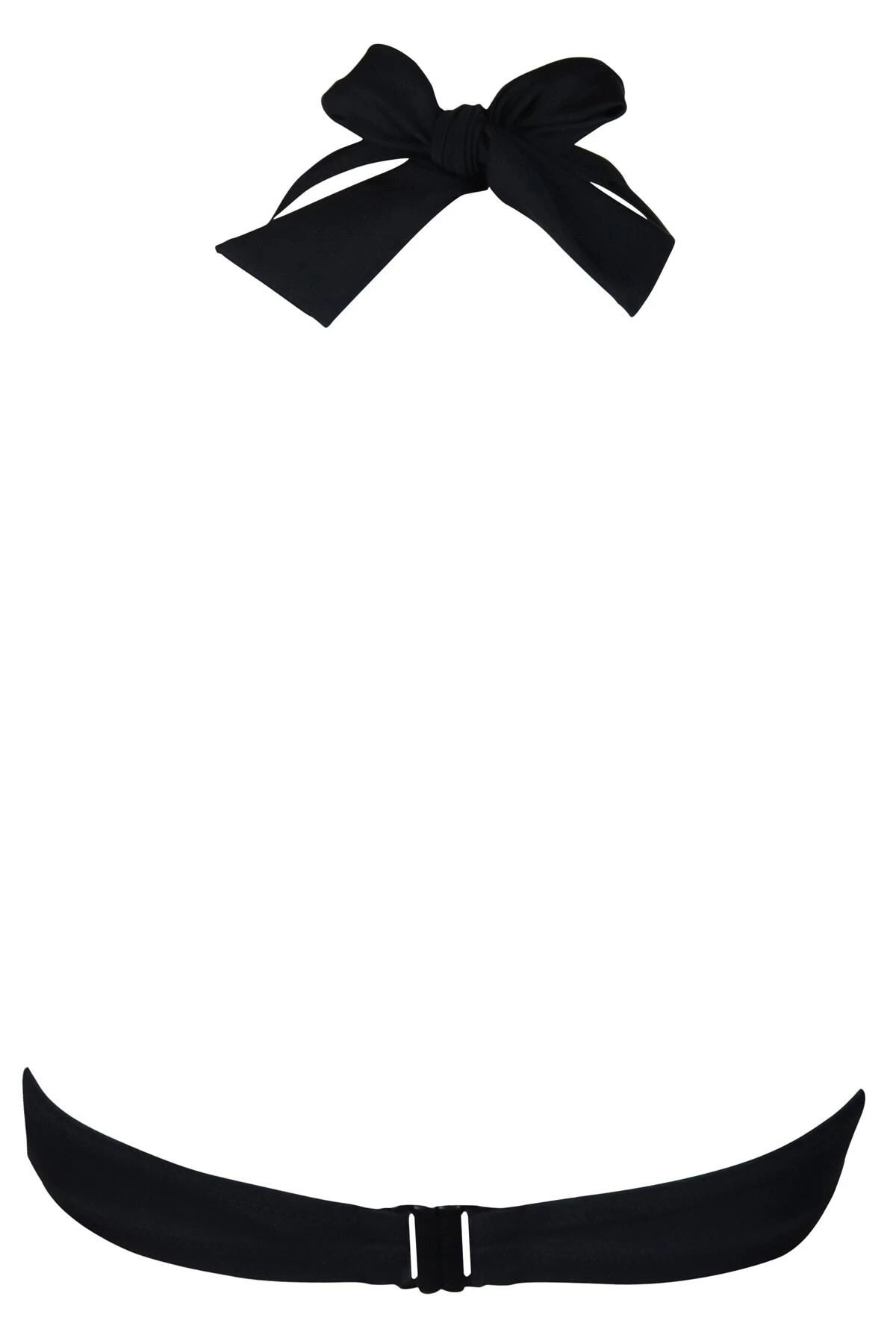 Splash Frill Halter Underwired Top - Black 7 Splash Frill Halter Underwired Top - Black - Image 5