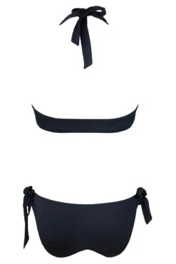 Castaway Tie Cut Out Swimsuit - Black -Sultry Curve 236867 20201126154900