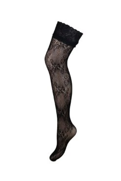 Imagine Lace Hold Up - Black -Sultry Curve 237434 20230124151500