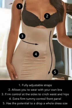 Hourglass Firm Control Wear Your Own Bra Slip - Caramel 15 Hourglass Firm Control Wear Your Own Bra Slip - Caramel -Sultry Curve 237843 20230412165300