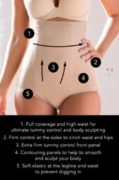 Hourglass Firm Control High Waist Brief - Caramel -Sultry Curve 237868 20230628094800