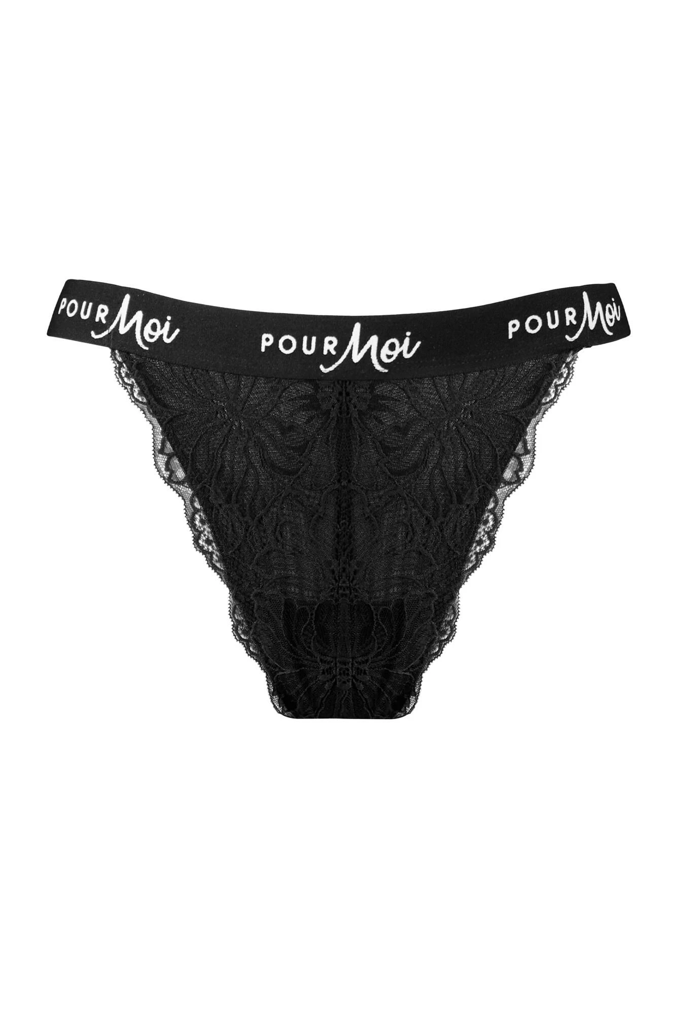 Logo Thong - Black 6 Logo Thong - Black - Image 4