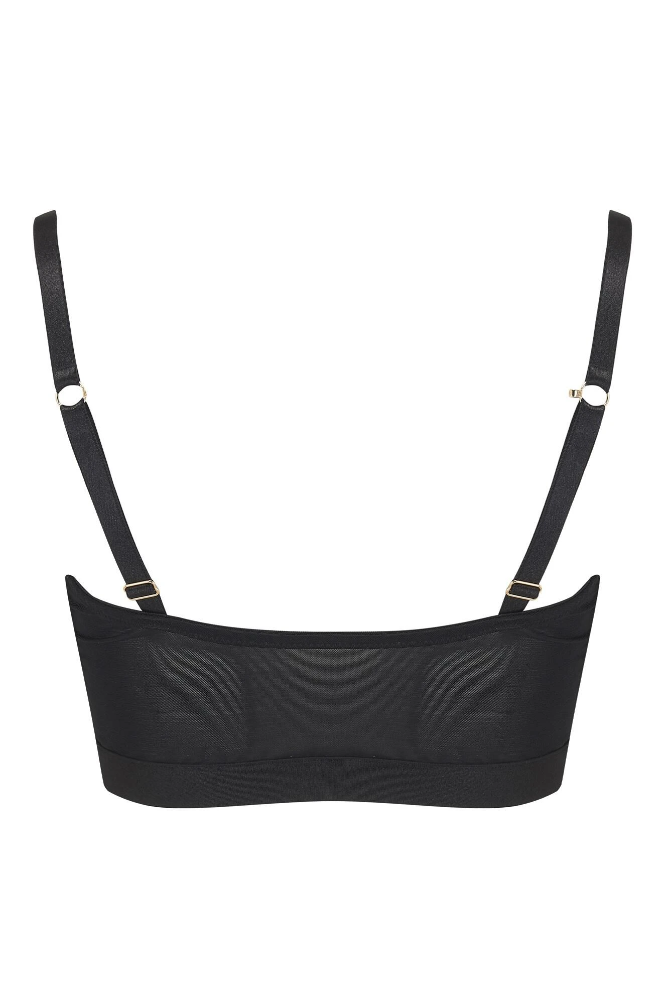 India Front Fastening Underwired Bralette - Black 7 India Front Fastening Underwired Bralette - Black - Image 5