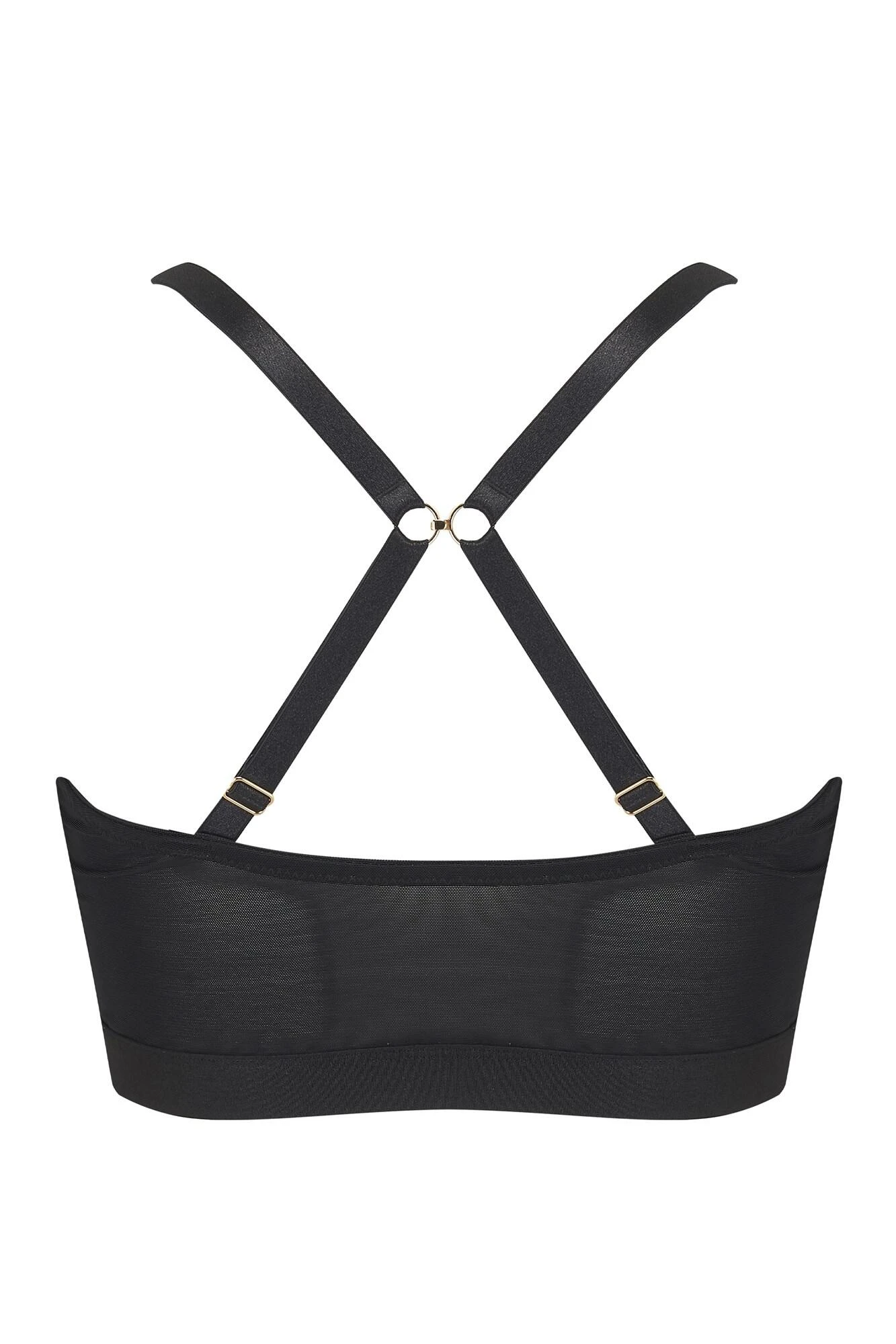 India Front Fastening Underwired Bralette - Black 8 India Front Fastening Underwired Bralette - Black - Image 6