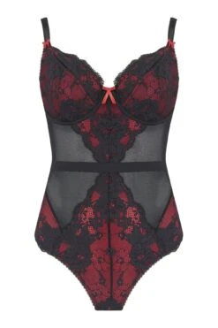 Amour Underwired Body - Black/Scarlet -Sultry Curve 239423 20230830165000