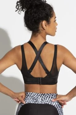 Energy Infinite Double Strap Lightly Padded Convertible Sports Bra - Black 14 Energy Infinite Double Strap Lightly Padded Convertible Sports Bra - Black -Sultry Curve 239538 20211209154000