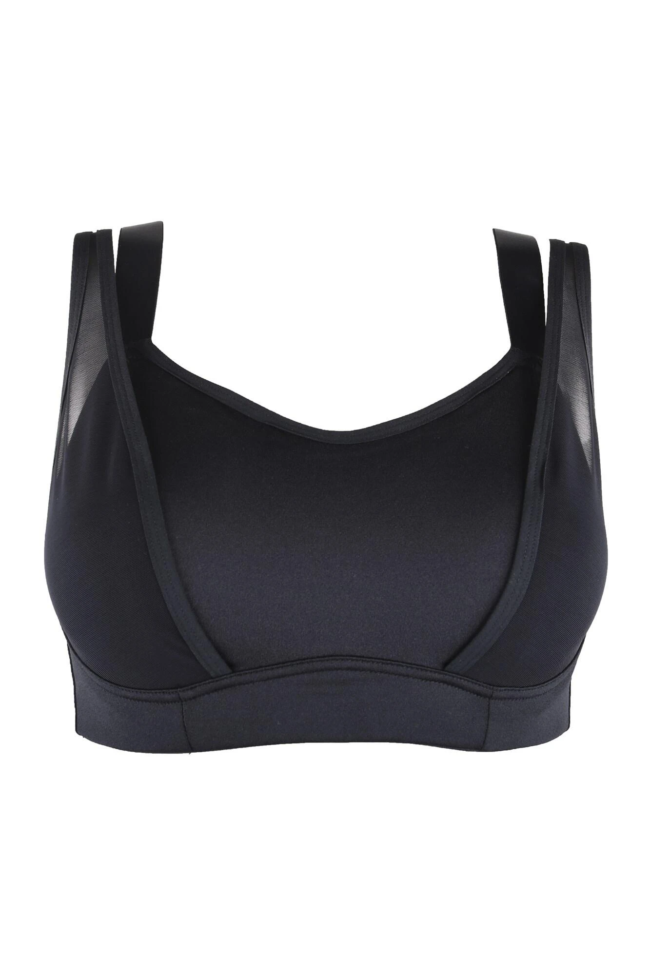 Energy Infinite Double Strap Lightly Padded Convertible Sports Bra - Black 9 Energy Infinite Double Strap Lightly Padded Convertible Sports Bra - Black - Image 7