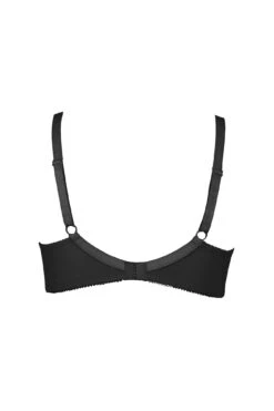 Forever Fiore Plunge Push Up Tshirt Bra - Black -Sultry Curve 239586 20201126155200