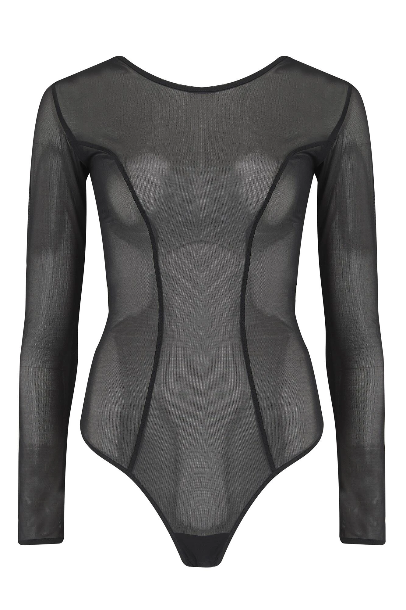 Make A Scene Long Sleeve Mesh Body - Black 5 Make A Scene Long Sleeve Mesh Body - Black - Image 3