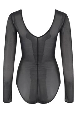 Make A Scene Long Sleeve Mesh Body - Black 9 Make A Scene Long Sleeve Mesh Body - Black -Sultry Curve 239594 20201126155200