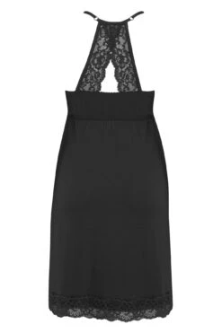 Sofa Loves Lace Removable Cup Jersey Chemise - Black 9 Sofa Loves Lace Removable Cup Jersey Chemise - Black -Sultry Curve 239889 20201126155200