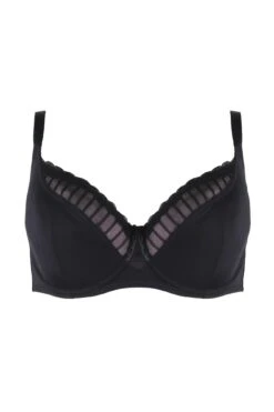 Luxe Linear Underwired Bra - Black/Blush 10 Luxe Linear Underwired Bra - Black/Blush -Sultry Curve 241188 20230425133000