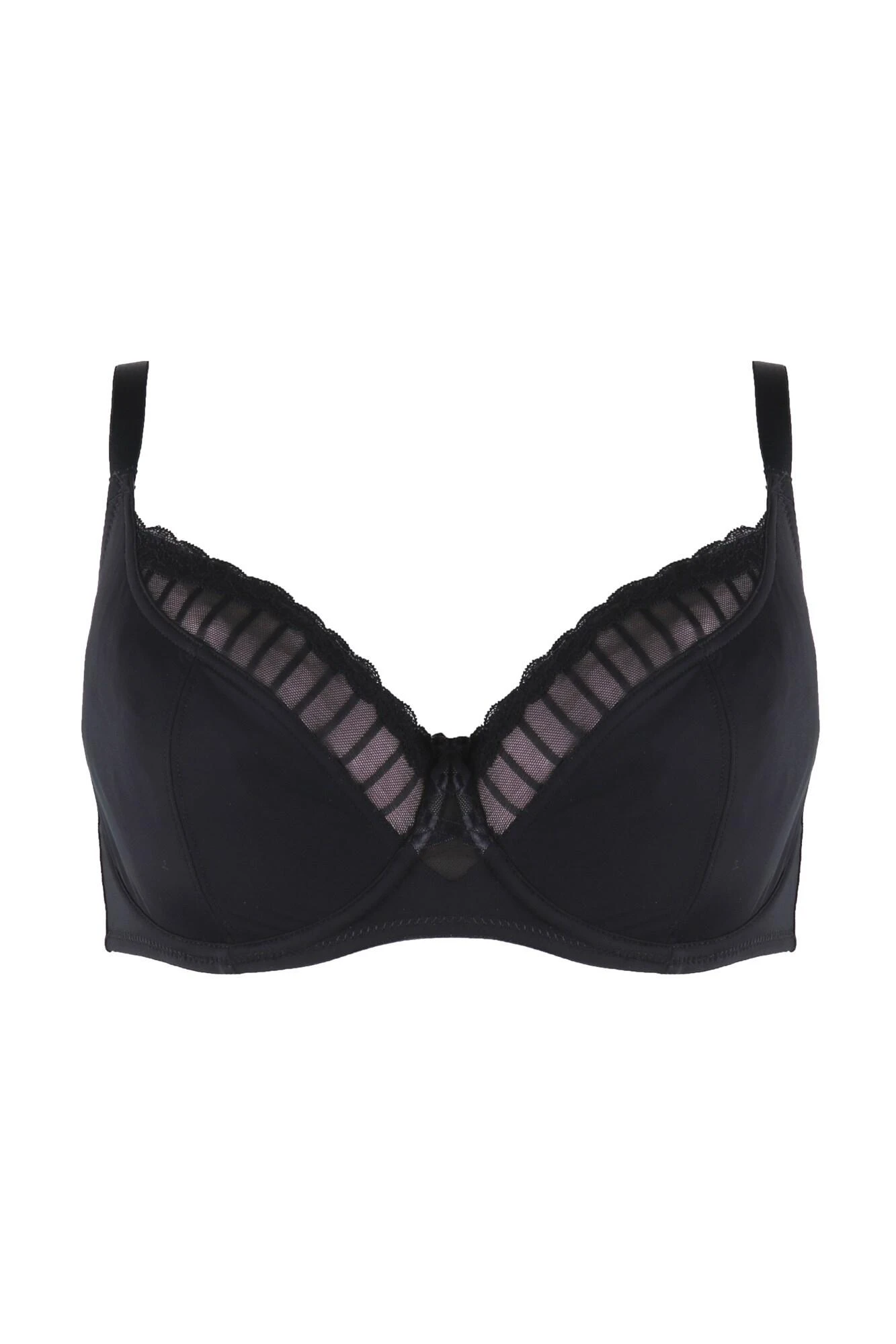 Luxe Linear Underwired Bra - Black/Blush 6 Luxe Linear Underwired Bra - Black/Blush - Image 4