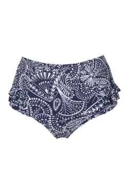 Hot Spots High Waisted Control Brief - Navy Scandi -Sultry Curve 241559 20210426173400