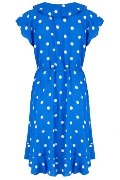 Textured Woven Wrap Beach Dress - Blue/White 13 Textured Woven Wrap Beach Dress - Blue/White -Sultry Curve 242796 20210225113800