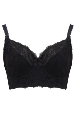 Flora Longline Underwired Bra - Black 10 Flora Longline Underwired Bra - Black -Sultry Curve 243498 20230405164300