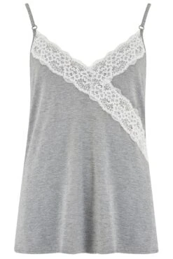 Sofa Loves Lace Hidden Support Soft Jersey Cami - Dove Grey/Ivory 16 Sofa Loves Lace Hidden Support Soft Jersey Cami - Dove Grey/Ivory -Sultry Curve 244925 20221103120600