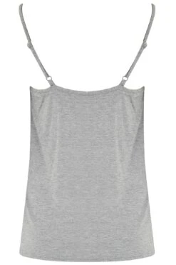 Sofa Loves Lace Hidden Support Soft Jersey Cami - Dove Grey/Ivory 17 Sofa Loves Lace Hidden Support Soft Jersey Cami - Dove Grey/Ivory -Sultry Curve 244926 20221103120600