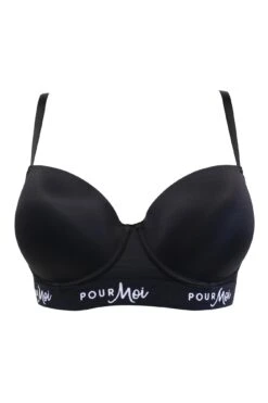 Logo Padded T-shirt Bra - Black -Sultry Curve 247380 20230530100500