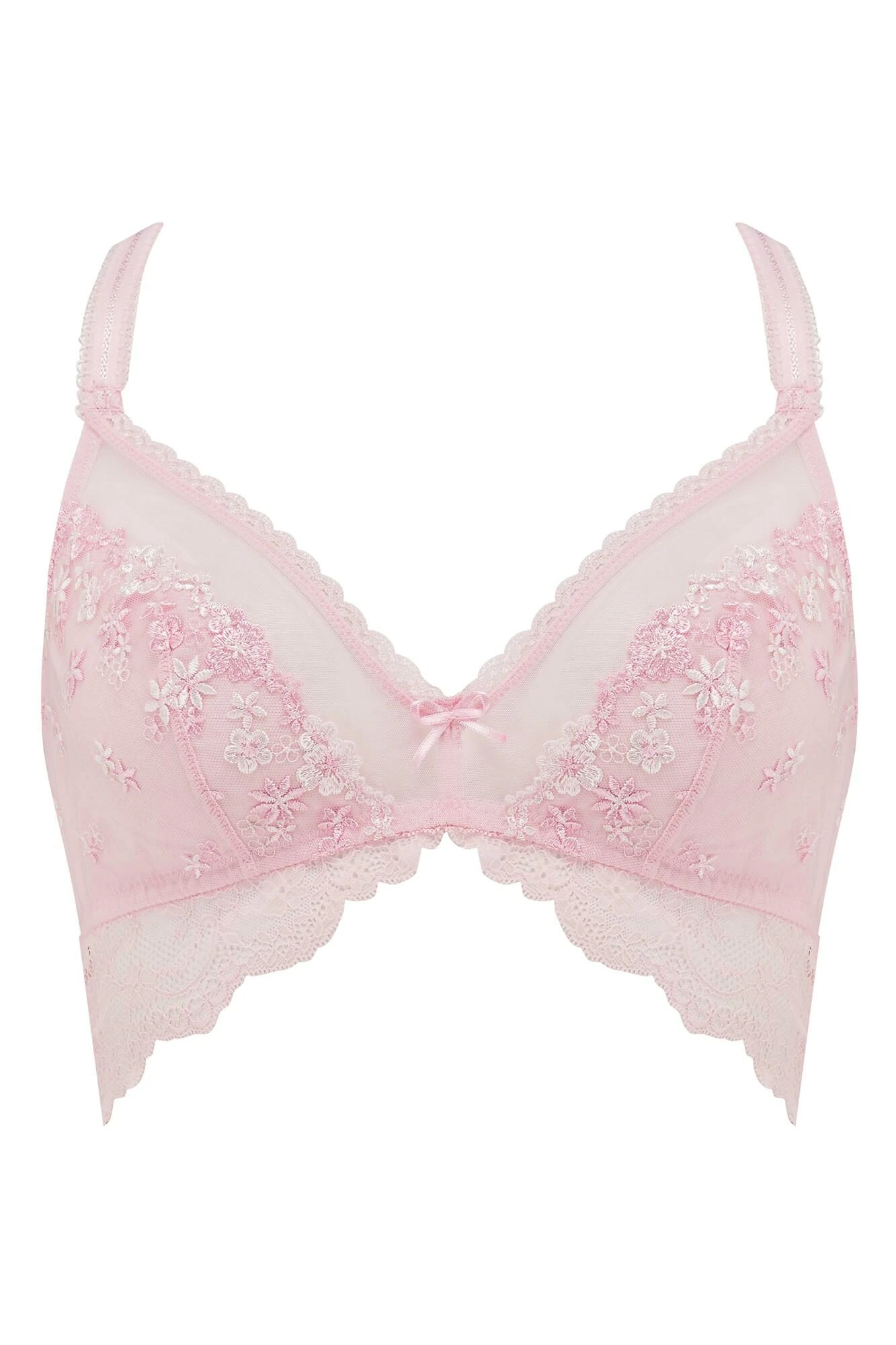 Gigi Non Wired Bralette - Pale Pink 6 Gigi Non Wired Bralette - Pale Pink - Image 4