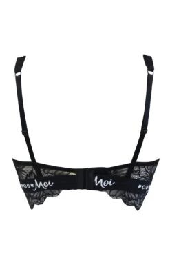 Logo Non Wired Cami Bralette - Black -Sultry Curve 253321 20210820165000