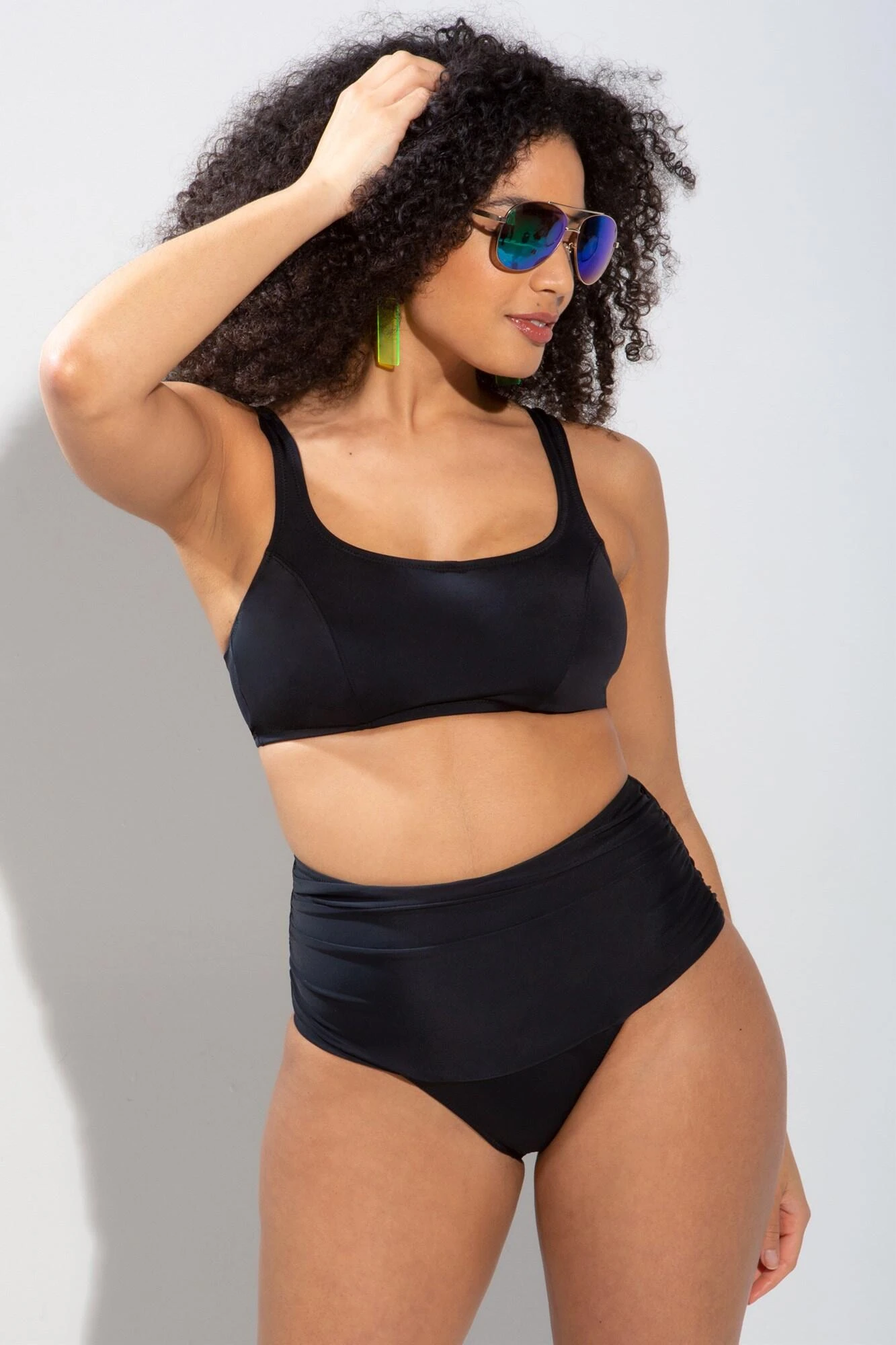 Space Underwired Cami Top - Black 6 Space Underwired Cami Top - Black - Image 4