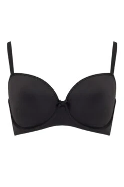 Definitions Balcony T Shirt Bra - Black -Sultry Curve 255708 20210525103900