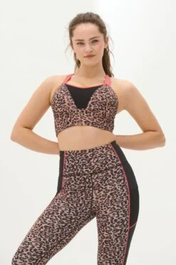 Energy Pulse Longline Underwired Lightly Padded Sp - Leopard/Coral -Sultry Curve 258498 20210824130300