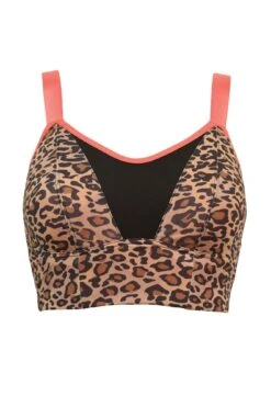 Energy Pulse Longline Underwired Lightly Padded Sp - Leopard/Coral -Sultry Curve 258500 20210824130300
