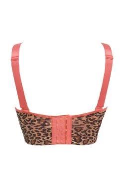 Energy Pulse Longline Underwired Lightly Padded Sp - Leopard/Coral -Sultry Curve 258501 20210824130300