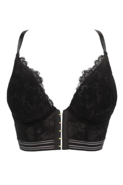 Revolution Front Fastening Underwired Bralette - Black 16 Revolution Front Fastening Underwired Bralette - Black -Sultry Curve 259104 20220121171800