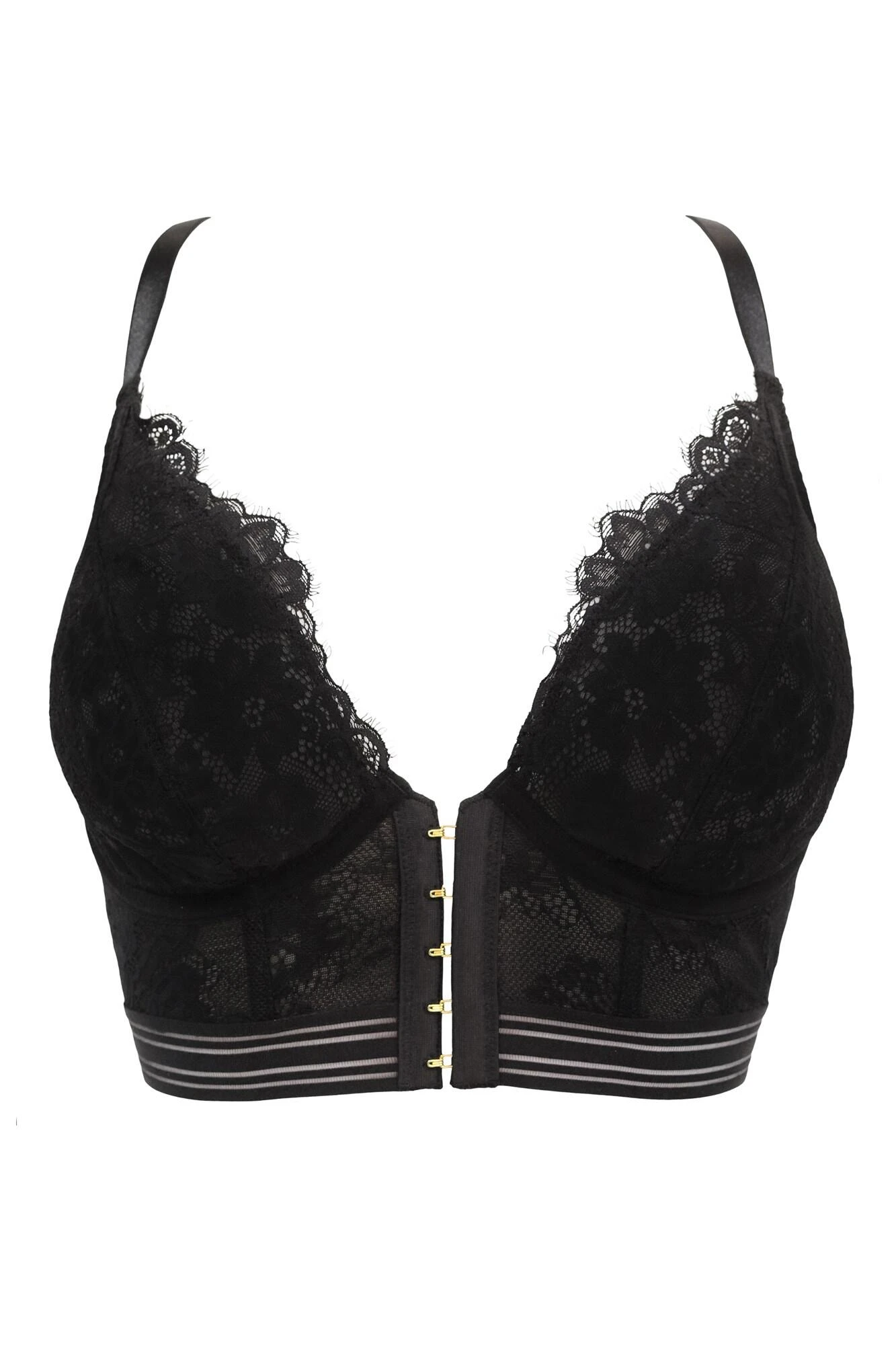Revolution Front Fastening Underwired Bralette - Black 9 Revolution Front Fastening Underwired Bralette - Black - Image 7