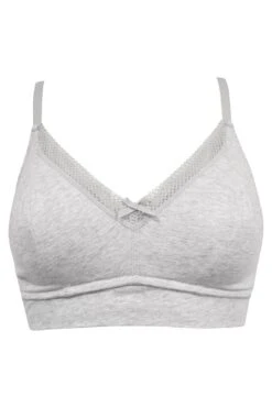 Love To Lounge Cotton Non Wired Bra - Grey Marl 12 Love To Lounge Cotton Non Wired Bra - Grey Marl -Sultry Curve 259392 20230526121600