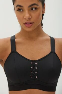 Energy Aspire Underwired Lightly Padded Sports Bra - Black -Sultry Curve 260281 20220106145600