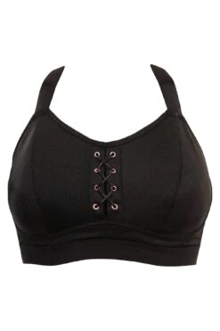 Energy Aspire Underwired Lightly Padded Sports Bra - Black -Sultry Curve 260282 20220106145600