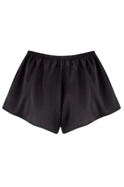 Dusk Satin Lace Trim Cami And Short - Black -Sultry Curve 261233 20211229094500