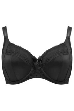 Aura Side Support Underwired Bra - Black -Sultry Curve 262500 20210917113600