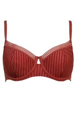 India Stripe Underwired Bra - Chestnut 12 India Stripe Underwired Bra - Chestnut -Sultry Curve 262989 20210923093100