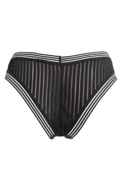 India Stripe V Brazilian Brief - Black 13 India Stripe V Brazilian Brief - Black -Sultry Curve 262994 20210923093200