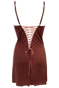 Amour Luxe Chemise - Truffle 11 Amour Luxe Chemise - Truffle -Sultry Curve 263925 20230605145800