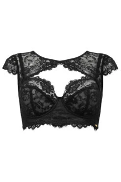 India Underwired Cap Sleeve Cami Bra - Black 12 India Underwired Cap Sleeve Cami Bra - Black -Sultry Curve 266838 20211026123500