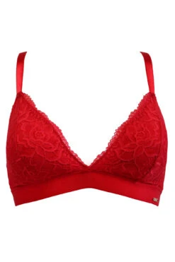 India Removable Padded Soft Triangle Bra - Red 12 India Removable Padded Soft Triangle Bra - Red -Sultry Curve 267745 20211103124800