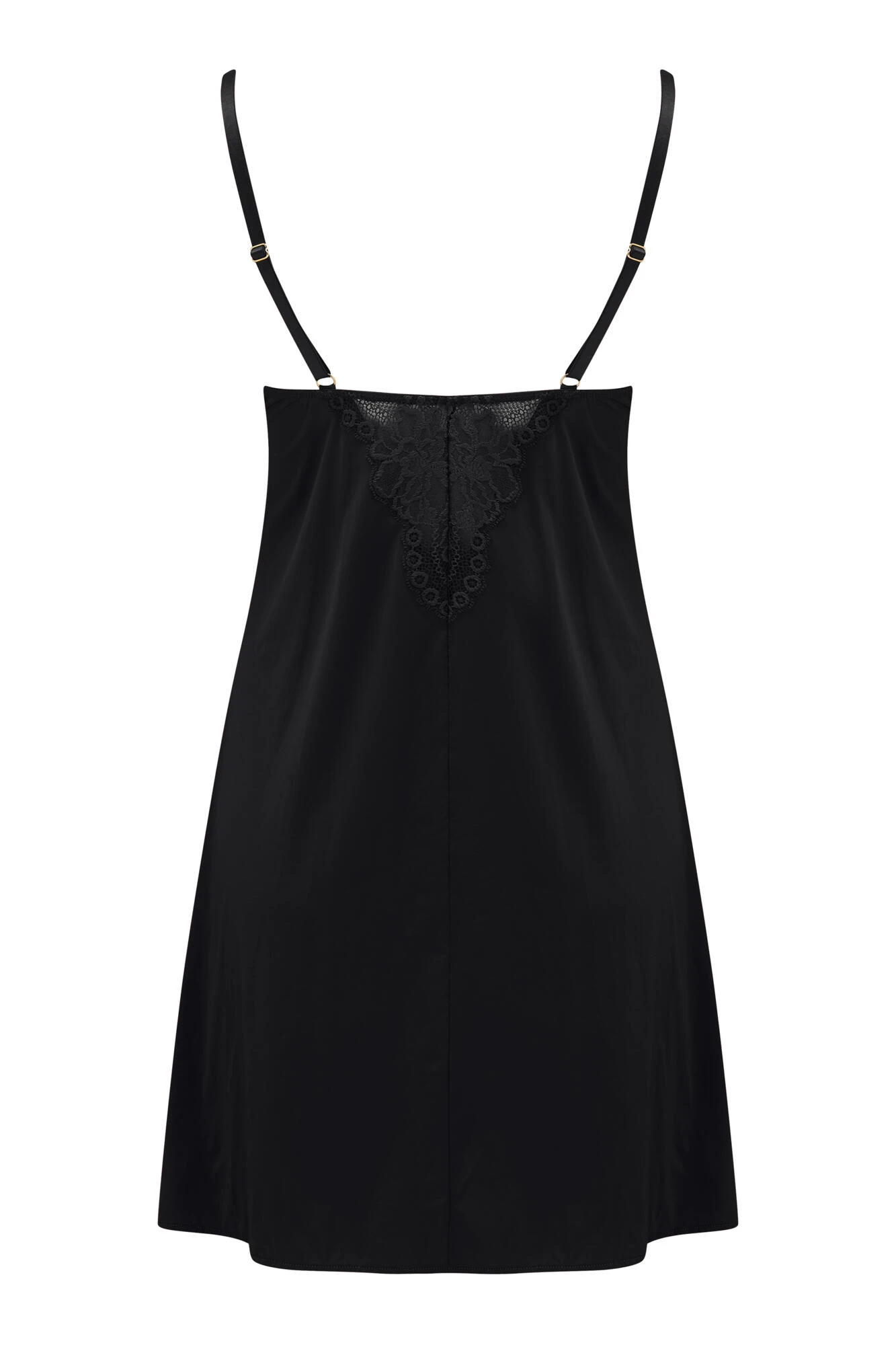 Statement Chemise - Black 6 Statement Chemise - Black - Image 4