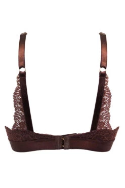 India Removable Padded Soft Triangle Bra - Chocolate -Sultry Curve 267875 20211109162400